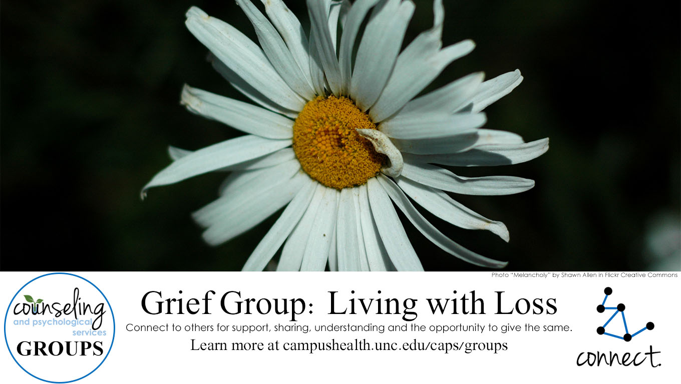 Grief group, forget me not image
