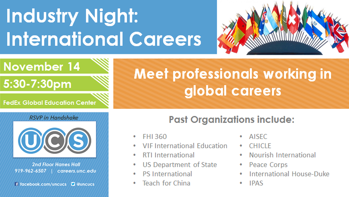 Industry Night: Careers in International