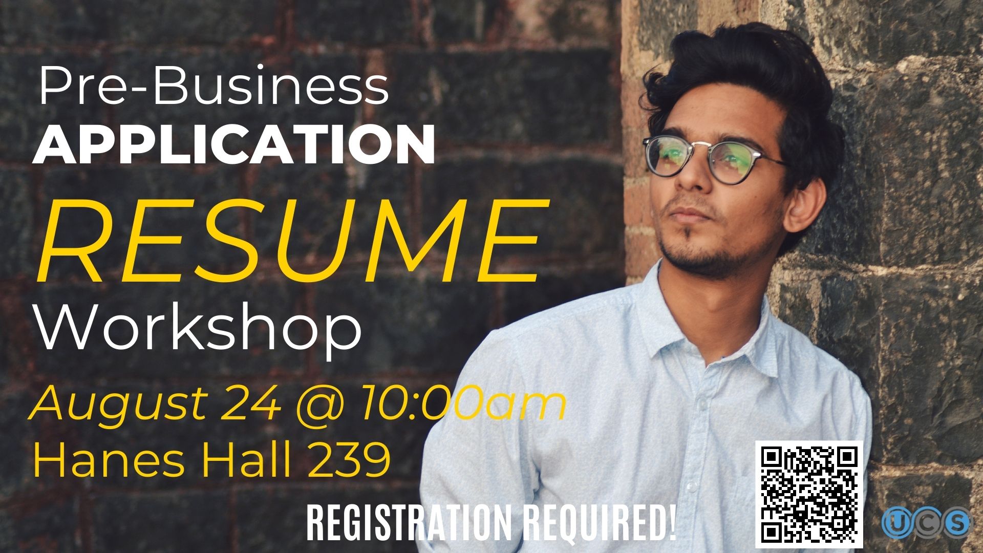 Resume workshop for pre-business students
