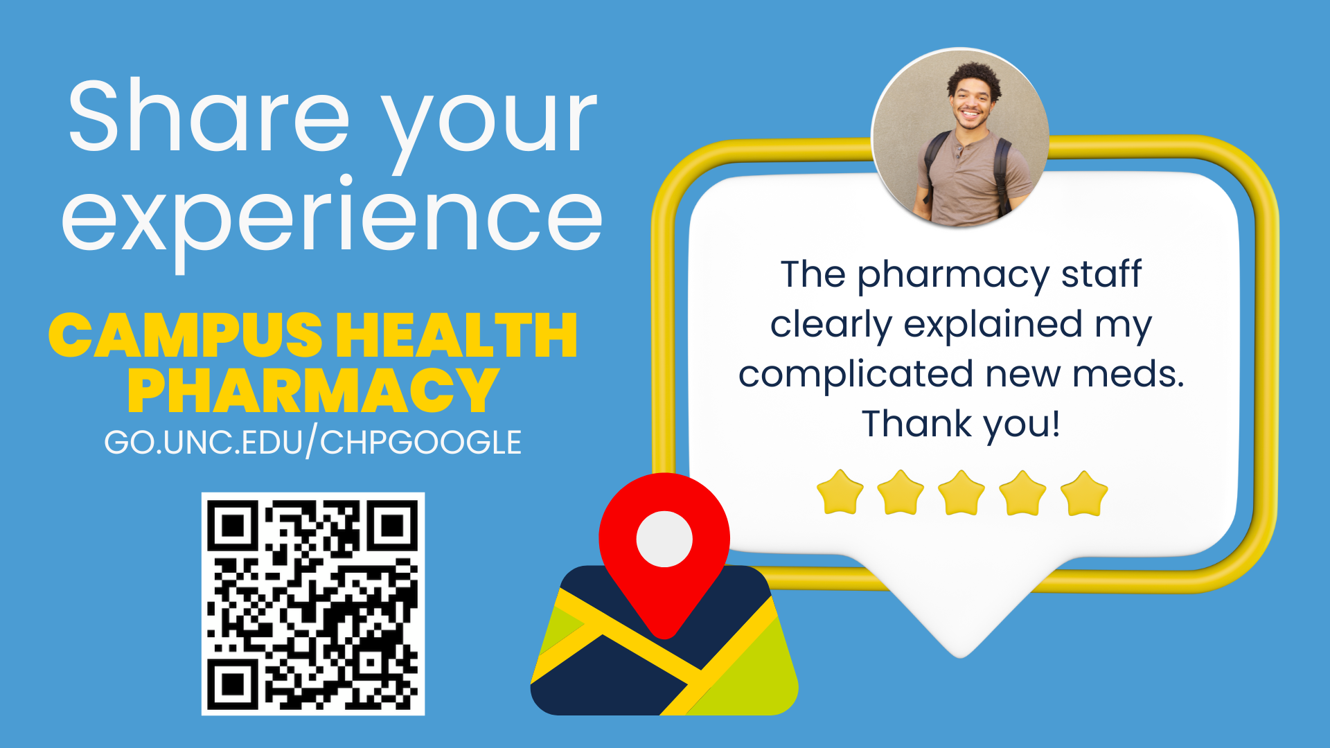 Share your experience with Campus Health Pharmacy