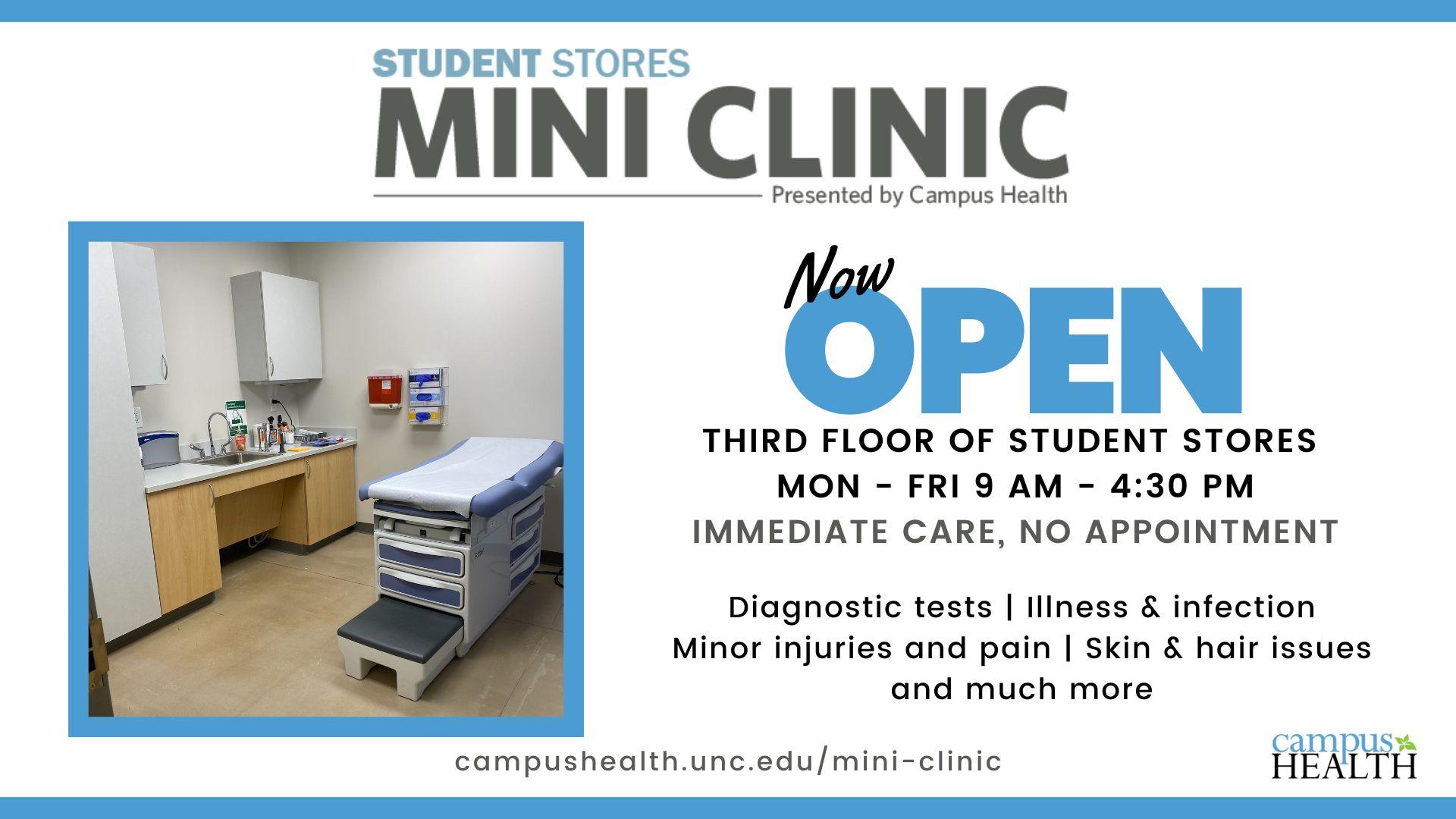 Mini Clinic Now Open