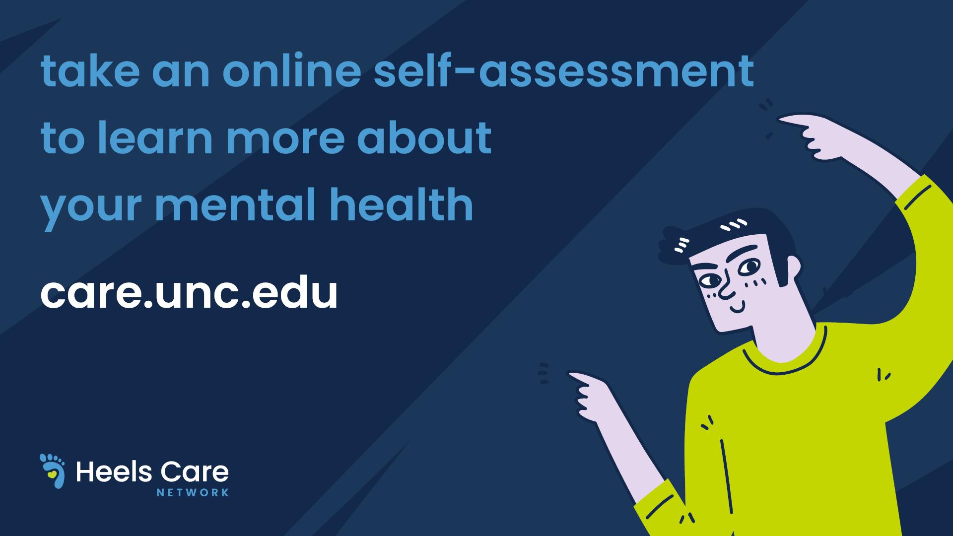 take an online self-assessment to learn more about your mental health